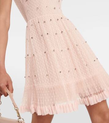 Robe en plumetis à ornements | REDValentino
