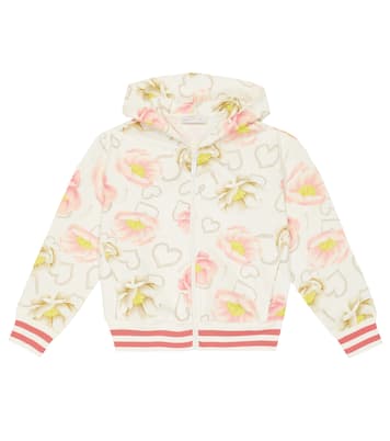 Sweat-shirt à capuche imprimé en coton | Monnalisa