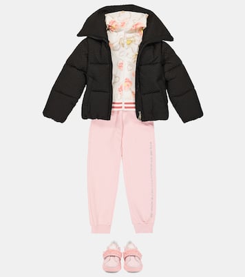 Sweat-shirt à capuche imprimé en coton | Monnalisa