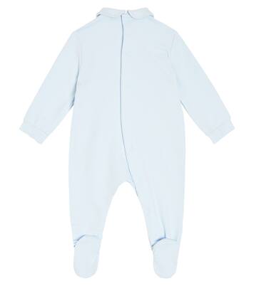 Baby patch-appliqué cotton onesie | Il Gufo