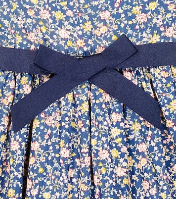 Bow-embellished floral cotton dress | Polo Ralph Lauren Kids