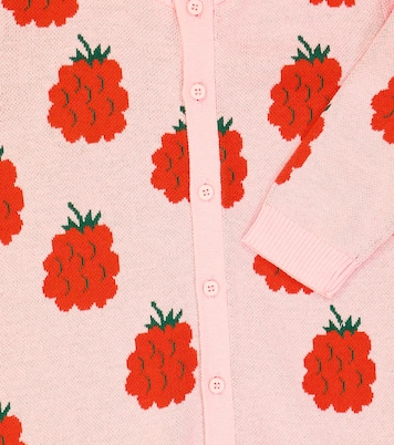 Baby Raspberries cotton and wool playsuit | Tinycottons