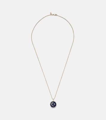 Collana Celestial Medallion in oro 14kt con diamanti | Sydney Evan