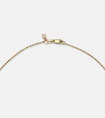 Collana Celestial Medallion in oro 14kt con diamanti | Sydney Evan