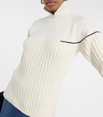 Pull en laine à double col | Victoria Beckham