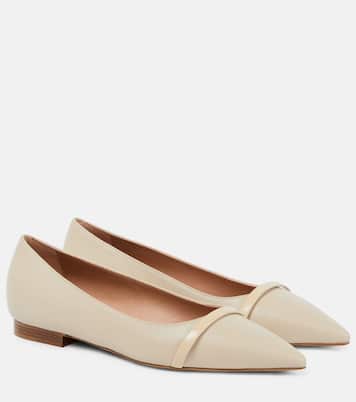Jhene leather ballet flats | Malone Souliers