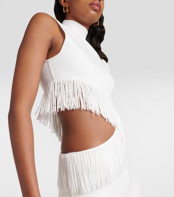 Robe longue Nova à perles | Galvan