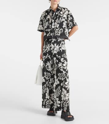 Weite High-Rise-Hose | Sacai