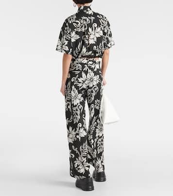 Weite High-Rise-Hose | Sacai