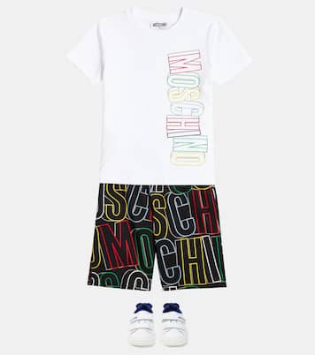 Teddy leather sneakers | Moschino Kids