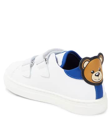 Teddy leather sneakers | Moschino Kids