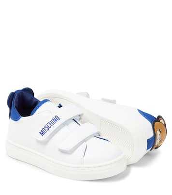 Teddy leather sneakers | Moschino Kids