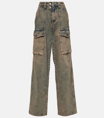 High-Rise Cargo-Jeans Heilani | Marant Etoile