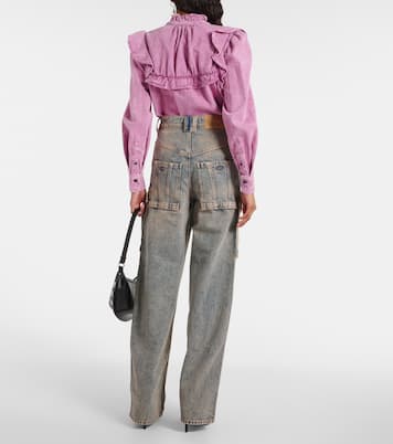 High-Rise Cargo-Jeans Heilani | Marant Etoile