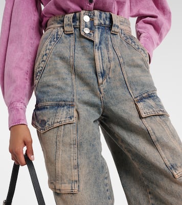 High-Rise Cargo-Jeans Heilani | Marant Etoile