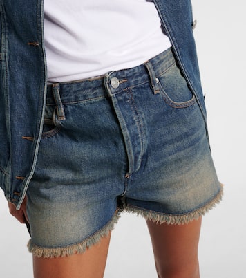 Short Lesia à taille mi-haute en jean | Isabel Marant
