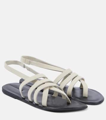 Slingback-Sandalen Line aus Leder | The Row