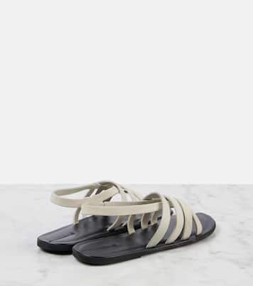 Slingback-Sandalen Line aus Leder | The Row