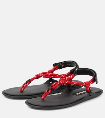 Sandalen Riviere mit Leder | Miu Miu