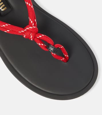 Sandalen Riviere mit Leder | Miu Miu