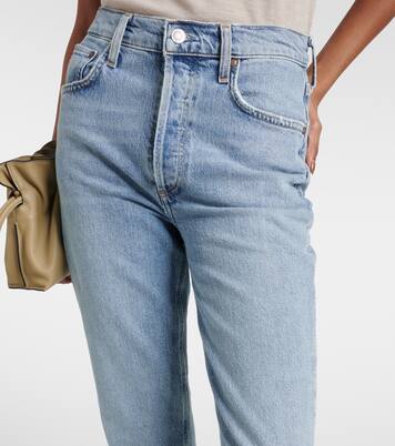 Jeans slim cropped Riley a vita alta | Agolde