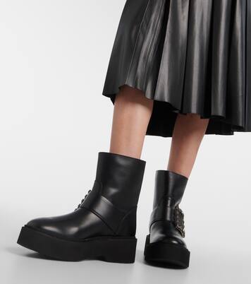 Stiefel Viv’ Rangers aus Leder | Roger Vivier