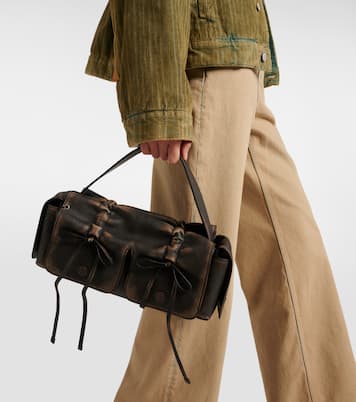 Multipocket leather shoulder bag | Acne Studios