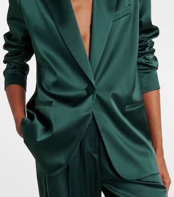 Blazer en satin de soie | The Sei