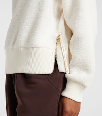 Felpa Roselle in pile con zip | Varley