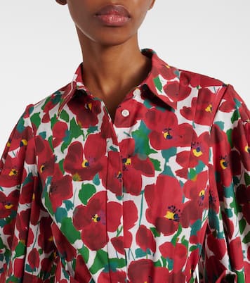 Hemdblusenkleid aus einem Baumwollgemisch | Carolina Herrera