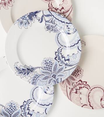 Bloom set of 2 porcelain charger plates | Etro