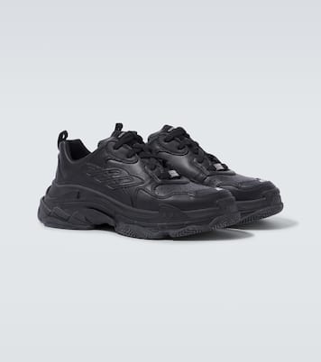 Triple S Sporty皮革运动鞋 | Balenciaga