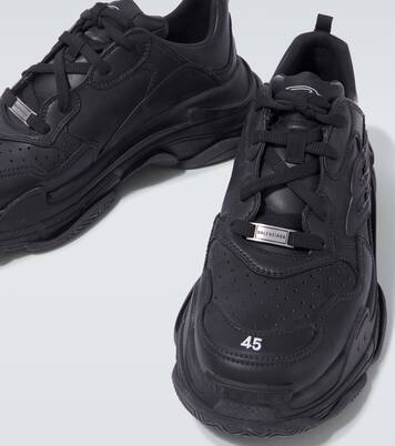 Triple S Sporty皮革运动鞋 | Balenciaga