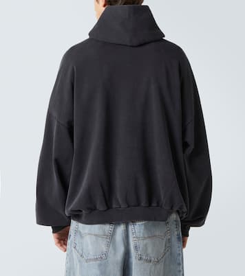 I Love Paris faded cotton hoodie | Balenciaga