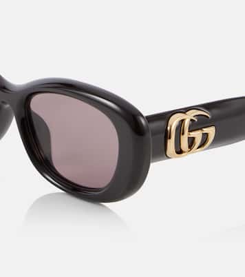 Lunettes de soleil Double G ovales | Gucci