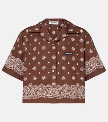 Hemd aus Baumwolle | Miu Miu