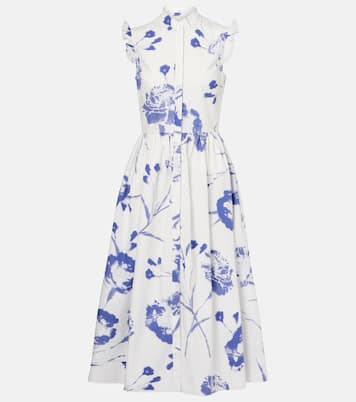 Midikleid aus Baumwollpopeline | Erdem