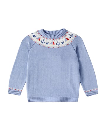 Jersey Maritimo de algodón en intarsia | La Coqueta