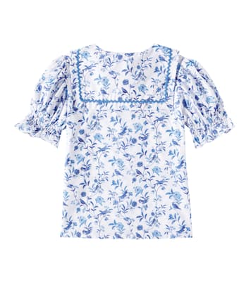 Georgina floral cotton blouse | La Coqueta