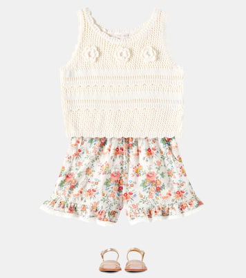 Shorts Vallaloid in voile di cotone | Louise Misha