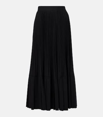 Plissé wool-blend maxi skirt | Junya Watanabe