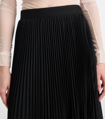 Plissé wool-blend maxi skirt | Junya Watanabe