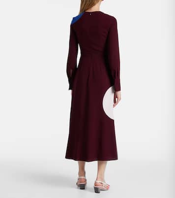 Withiel printed crêpe midi dress | Roksanda