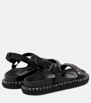 Pyrabizz spiked leather sandals | Christian Louboutin