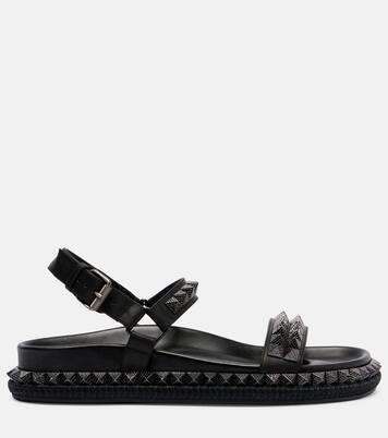 Pyrabizz spiked leather sandals | Christian Louboutin
