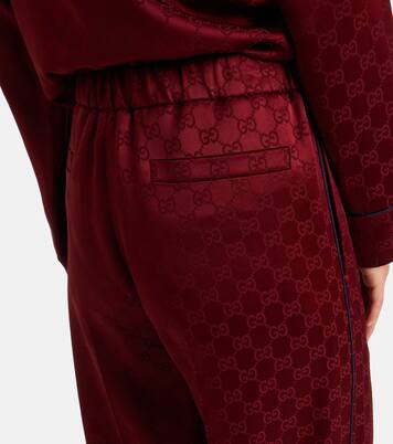 GG satin wide-leg pants | Gucci
