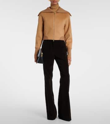 Jacke aus Wolle und Kaschmir | Victoria Beckham