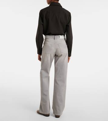 Tess mid-rise straight jeans | 7 For All Mankind