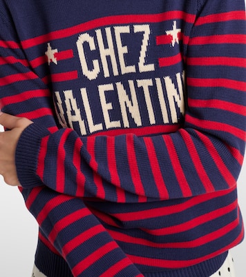 Pull Chez Valentino rayé en coton | Valentino