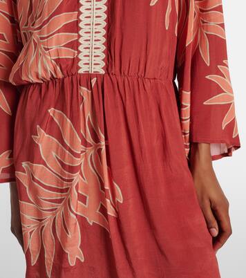 Robe Phoebe brodée imprimée | Velvet